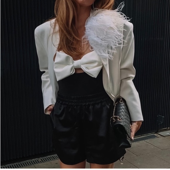 ZARA BOW BODYSUIT - Picture 2 of 16